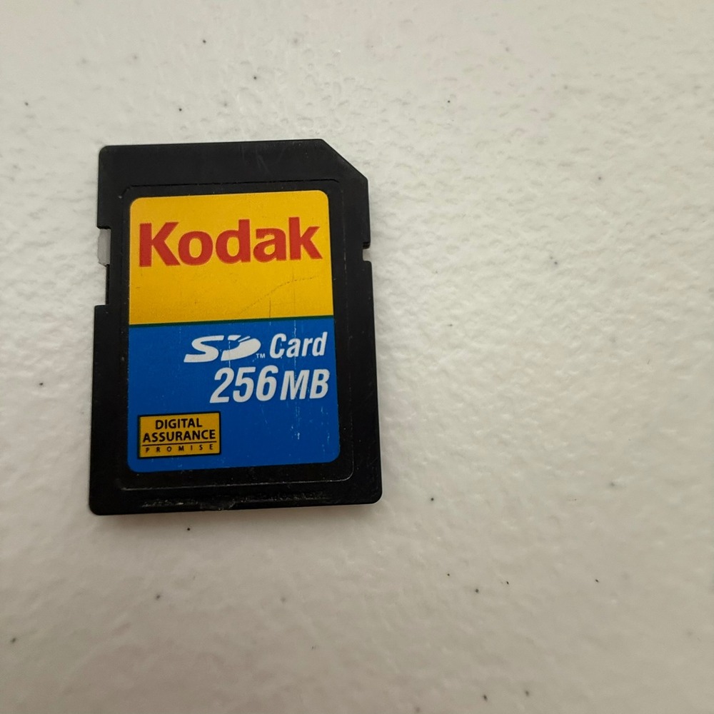 Kodak 256MB SD Memory Card Secure Digital Vintage Tech Digital Assurance Promise
